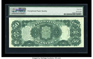 image for: Fr. 160 $50 1880 Legal Tender PMG Choice Extremely Fine 45 EPQ....