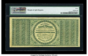 image for: Fr. 167a $100 1863 Legal Tender PMG Very Fine 30.