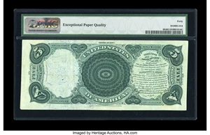image for: Fr. 69 $5 1878 Legal Tender PMG Extremely Fine 40 EPQ.