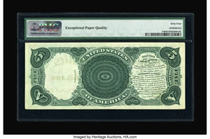 image for: Fr. 74 $5 1880 Legal Tender PMG Choice Uncirculated 64 EPQ....
