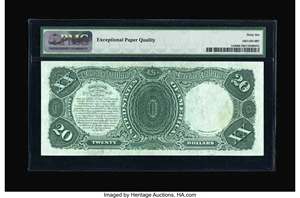 image for: Fr. 144 $20 1880 Legal Tender PMG Gem Uncirculated 66 EPQ....