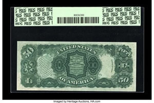 image for: Fr. 161 $50 1880 Legal Tender PCGS Gem New 65PPQ....