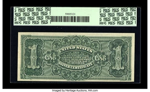 image for: Fr. 216 $1 1886 Silver Certificate PCGS New 62PPQ.
