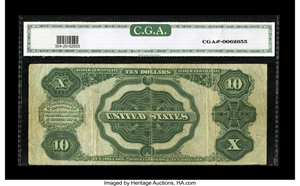 image for: Fr. 304 $10 1908 Silver Certificate CGA Very Fine 20....