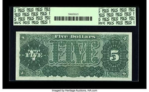image for: Fr. 361 $5 1890 Treasury Note PCGS Very Choice New 64....