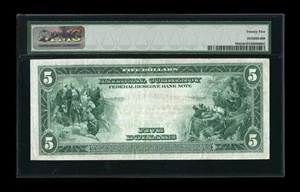 image for: Fr. 794 $5 1918 Federal Reserve Bank Note PMG Very Fine 25....