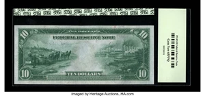 image for: Fr. 930 $10 1914 Federal Reserve Note PCGS Gem New 65PPQ.