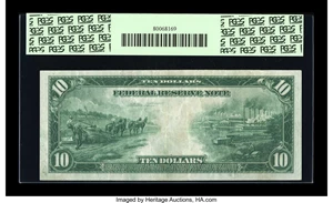 image for: Fr. 946 $10 1914 Federal Reserve Star Note PCGS Very Fine 30PPQ....