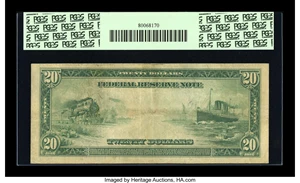 image for: Fr. 969 $20 1914 Federal Reserve Star Note PCGS Very Fine 20....
