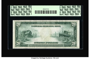 image for: Fr. 986 $20 1914 Federal Reserve Note PCGS Superb Gem New 67PPQ....