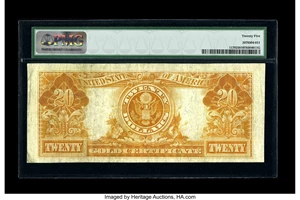image for: Fr. 1179 $20 1905 Gold Certificate PMG Very Fine 25....