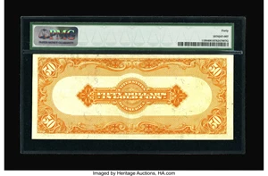 image for: Fr. 1199 $50 1913 Gold Certificate PMG Extremely Fine 40....