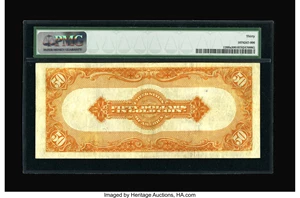 image for: Fr. 1200a $50 1922 Gold Certificate PMG Very Fine 30....