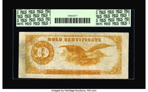 image for: Fr. 1216 $500 1882 Gold Certificate PCGS Very Fine 20....