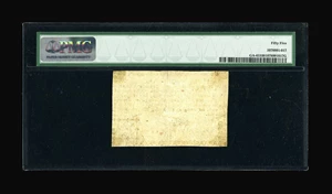 image for: Georgia 1776 3d PMG About Uncirculated 55....