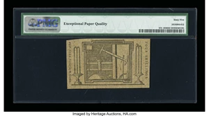 image for: New York January 6, 1776 (Water Works) 4s PMG Gem Uncirculated 65 EPQ.