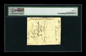 image for: North Carolina December, 1768 40s PMG Extremely Fine 40.