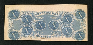 image for: T52 PF-9IB $10 1862 Inverted Back....
