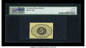 image for: Fr. 1229 5¢ First Issue PMG Gem Uncirculated 66 EPQ....
