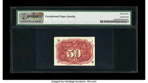 image for: Fr. 1322 50¢ Second Issue PMG Choice Uncirculated 63 EPQ....