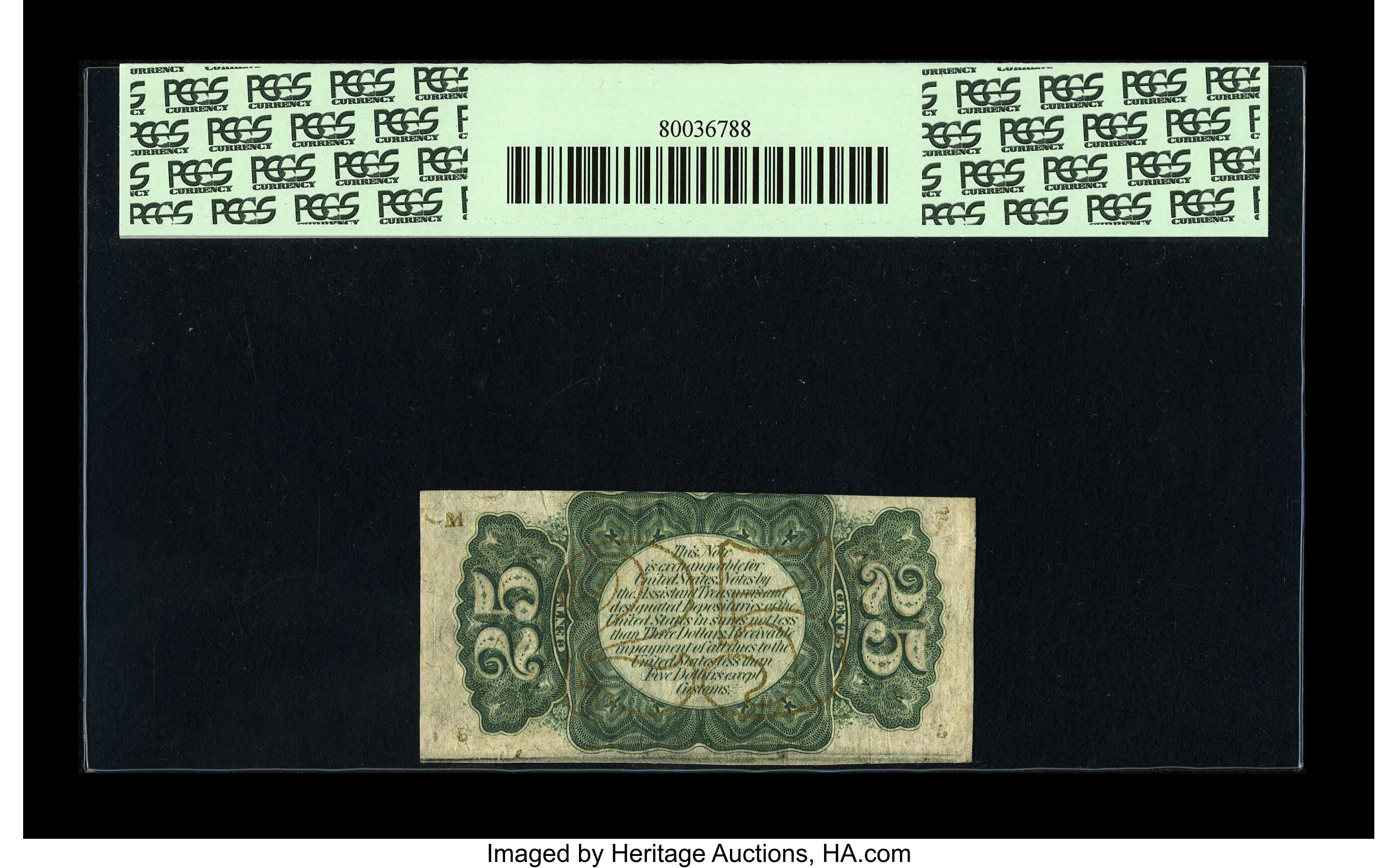 image for: Fr. 1298 25c Third Issue PCGS New 62PPQ....