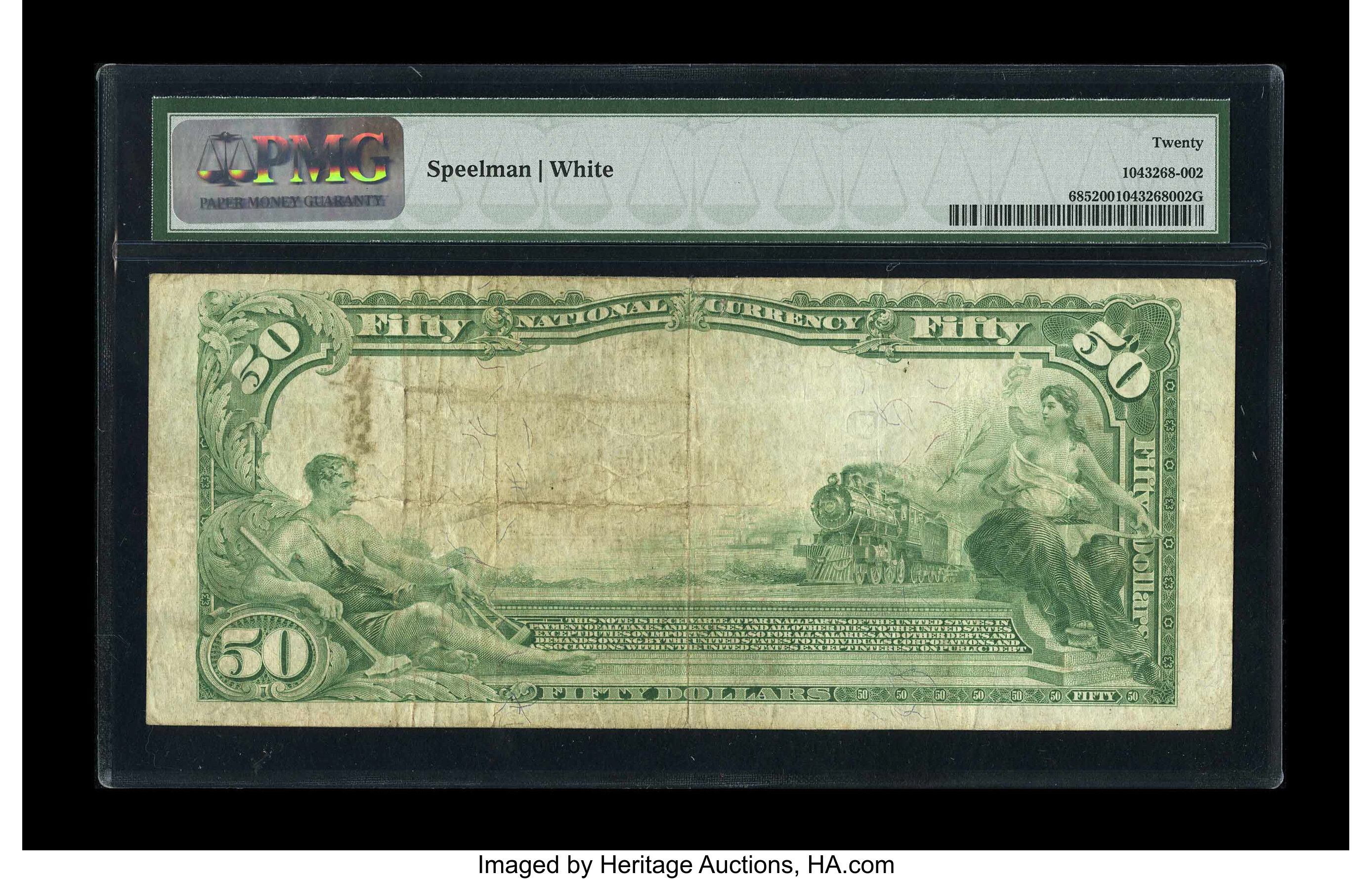 image for: Los Angeles, CA - $50 1902 Plain Back Fr. 685 The National City Bank Ch. # 12410...