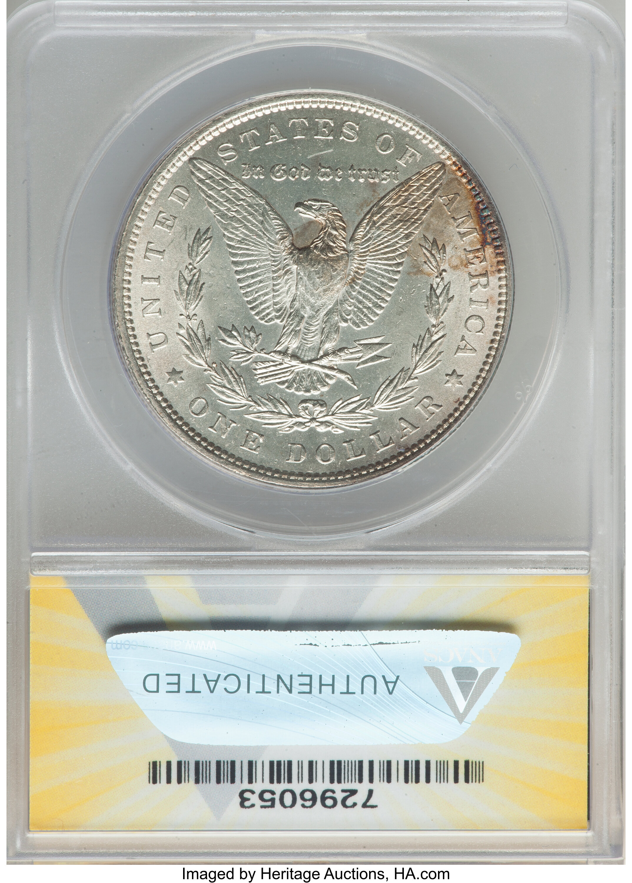 image for: 1880/9 $1 Overdate, VAM-25, MS63 ANACS. A Hit List 40 Variety....