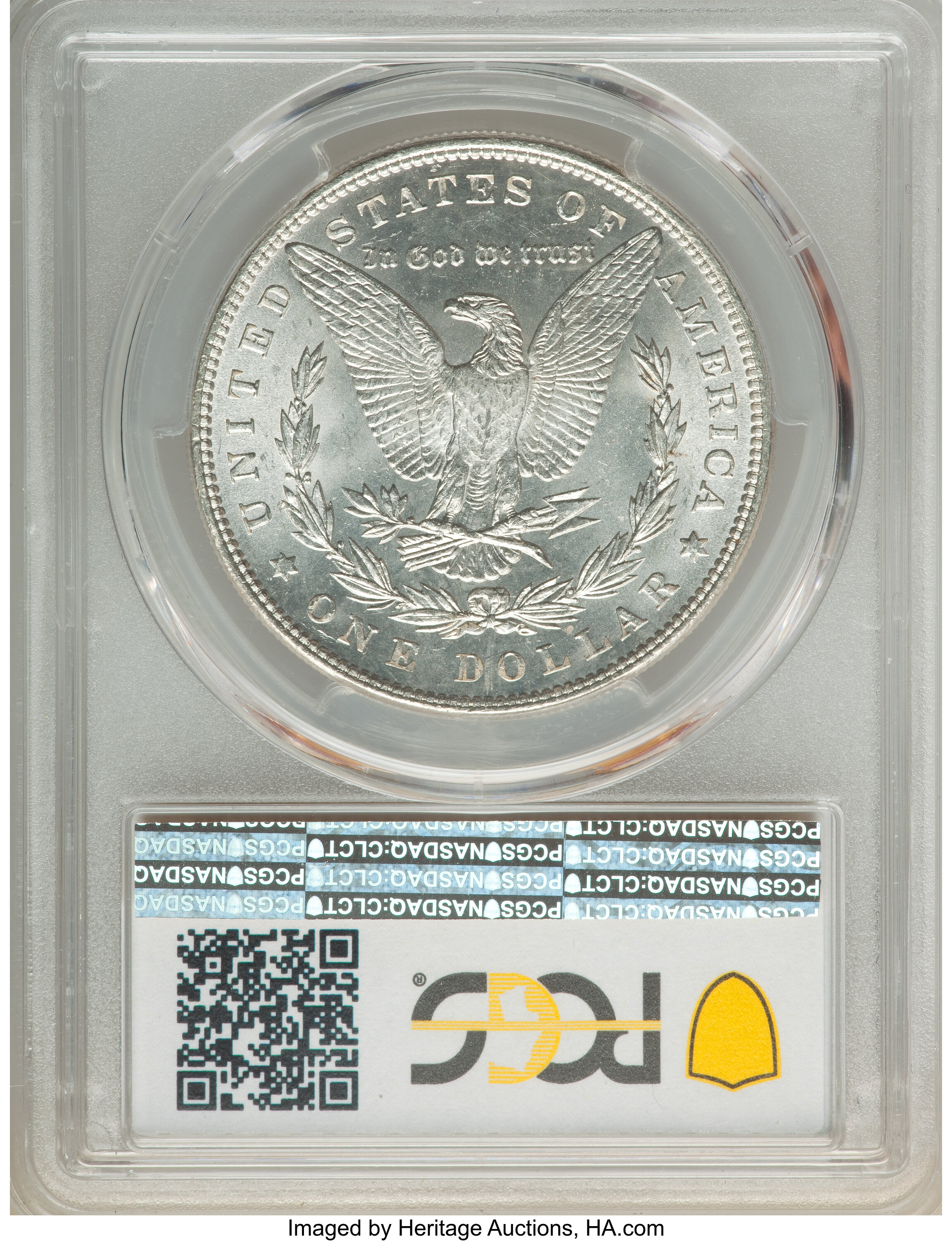 1886 $1  Doubled Arrows, VAM-17 MS66 CAC thumbnail 4
