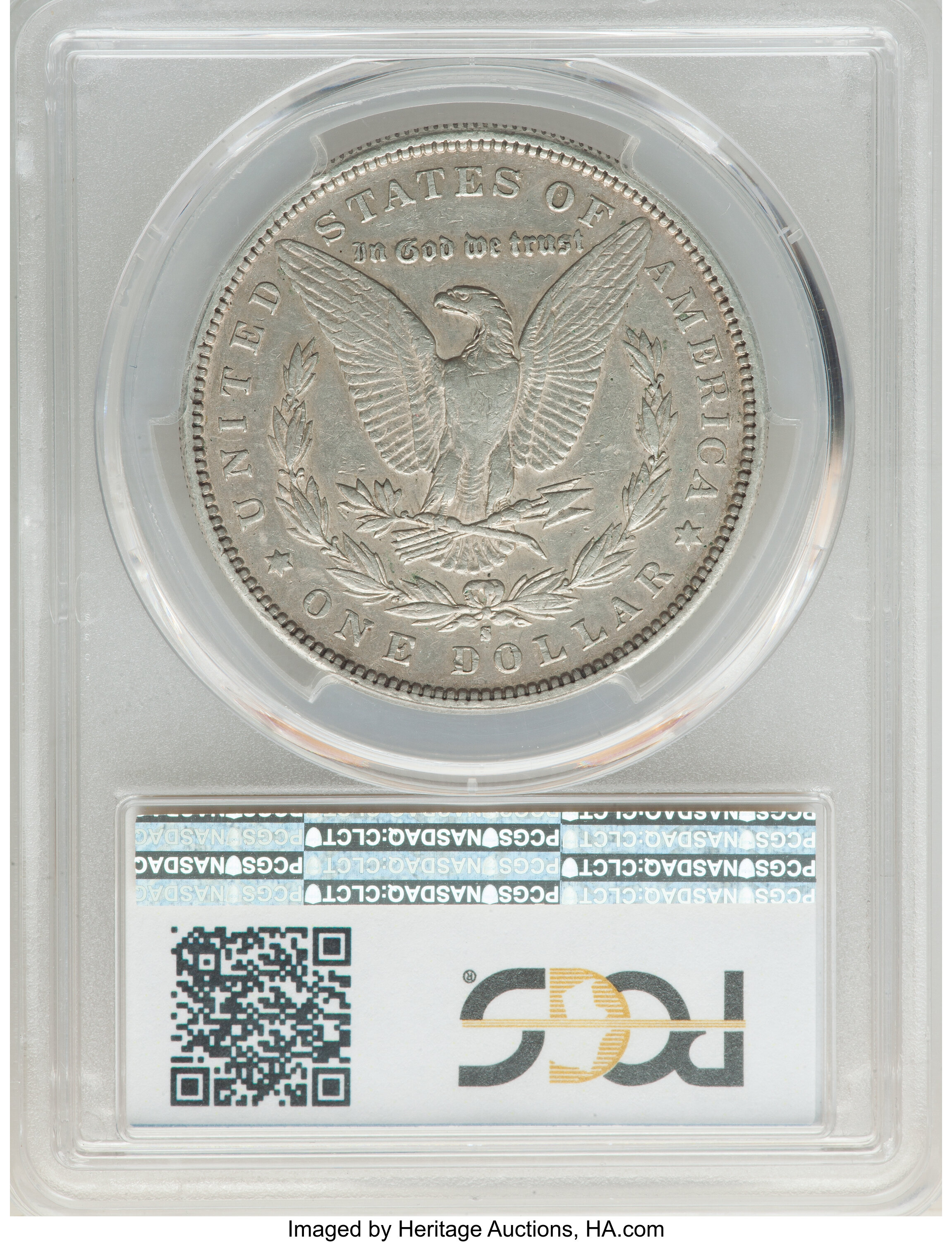 image for: 1892-S $1 Tripled Hair, VAM-8, XF40 PCGS. A Hit List Variety. PCGS Population: (5/14). NGC Census: (0/0). XF40. Mintage 1,2...