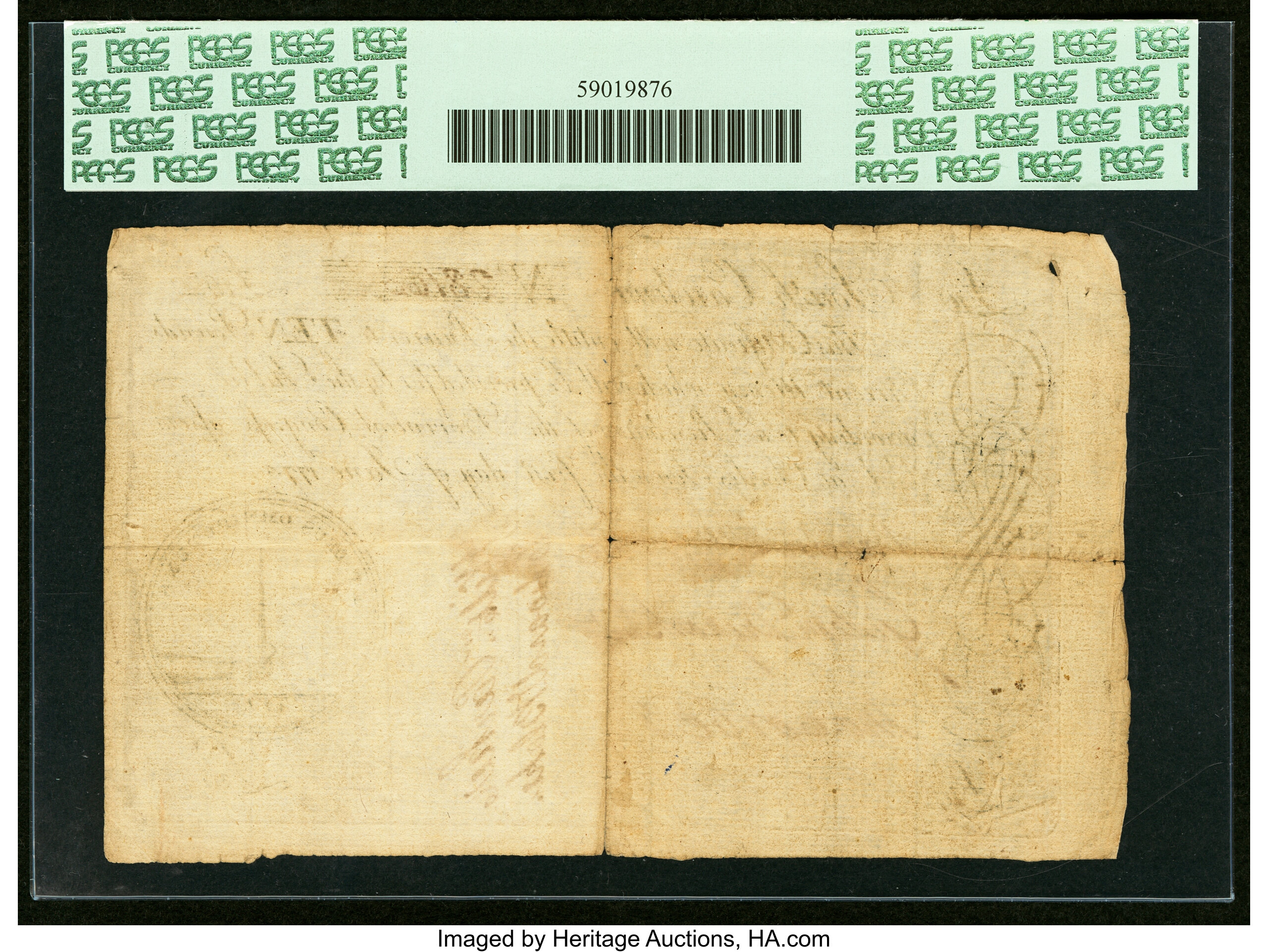 image for: South Carolina June 1, 1775 10 Pounds Fr. SC-99 PCGS Apparent Very Fine 35....