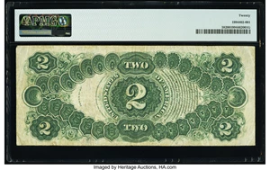 image for: Fr. 58 $2 1917 Legal Tender PMG Very Fine 20....