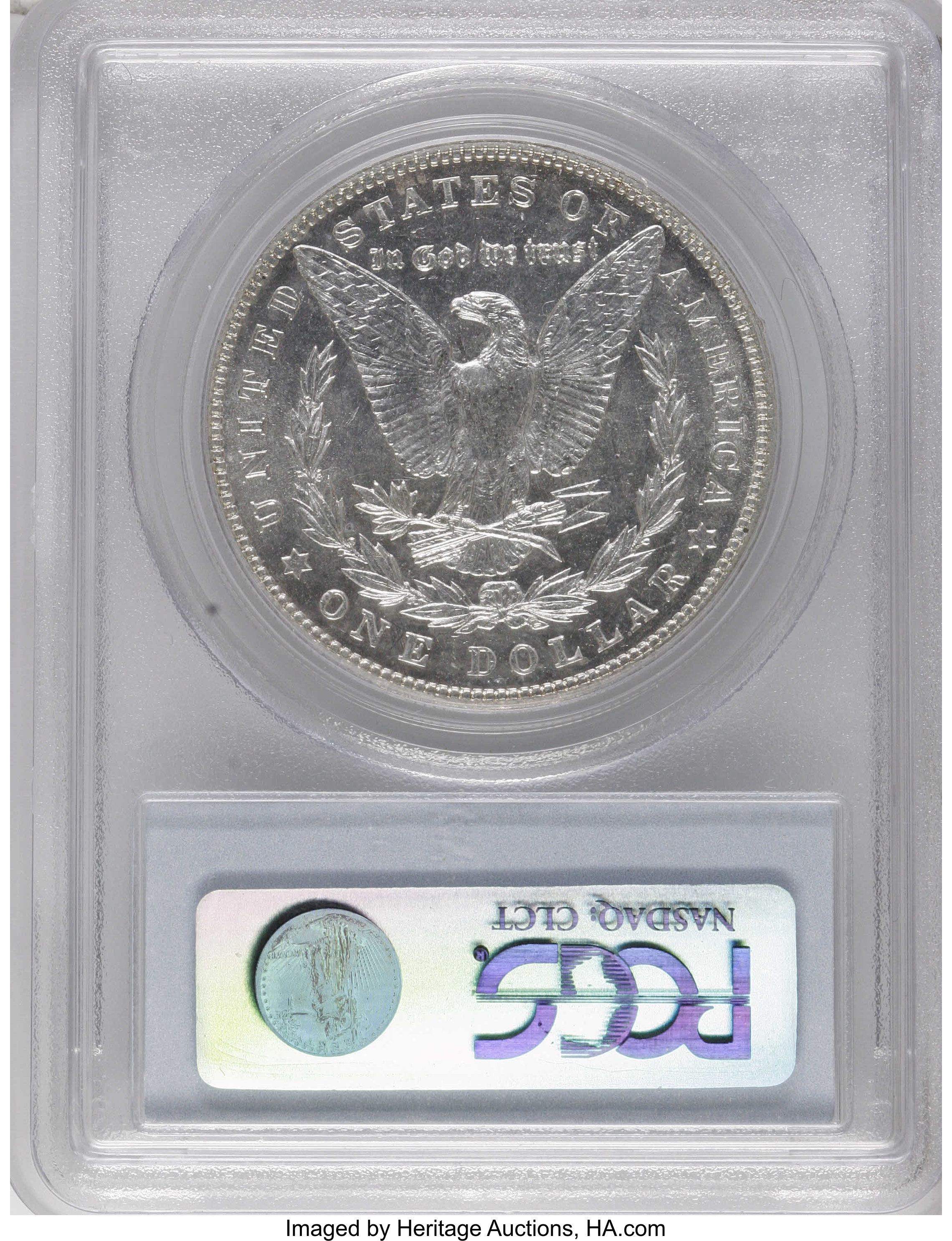 image for: 1904 $1 MS61 Prooflike PCGS. PCGS Population (2/24). NGC Census: (1/21).  Numismedia Wsl. Price for NGC/PCGS coin in MS61: ...