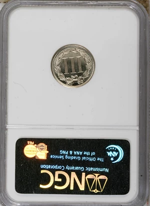 image for: 1871 3CN PR66 Cameo NGC....
