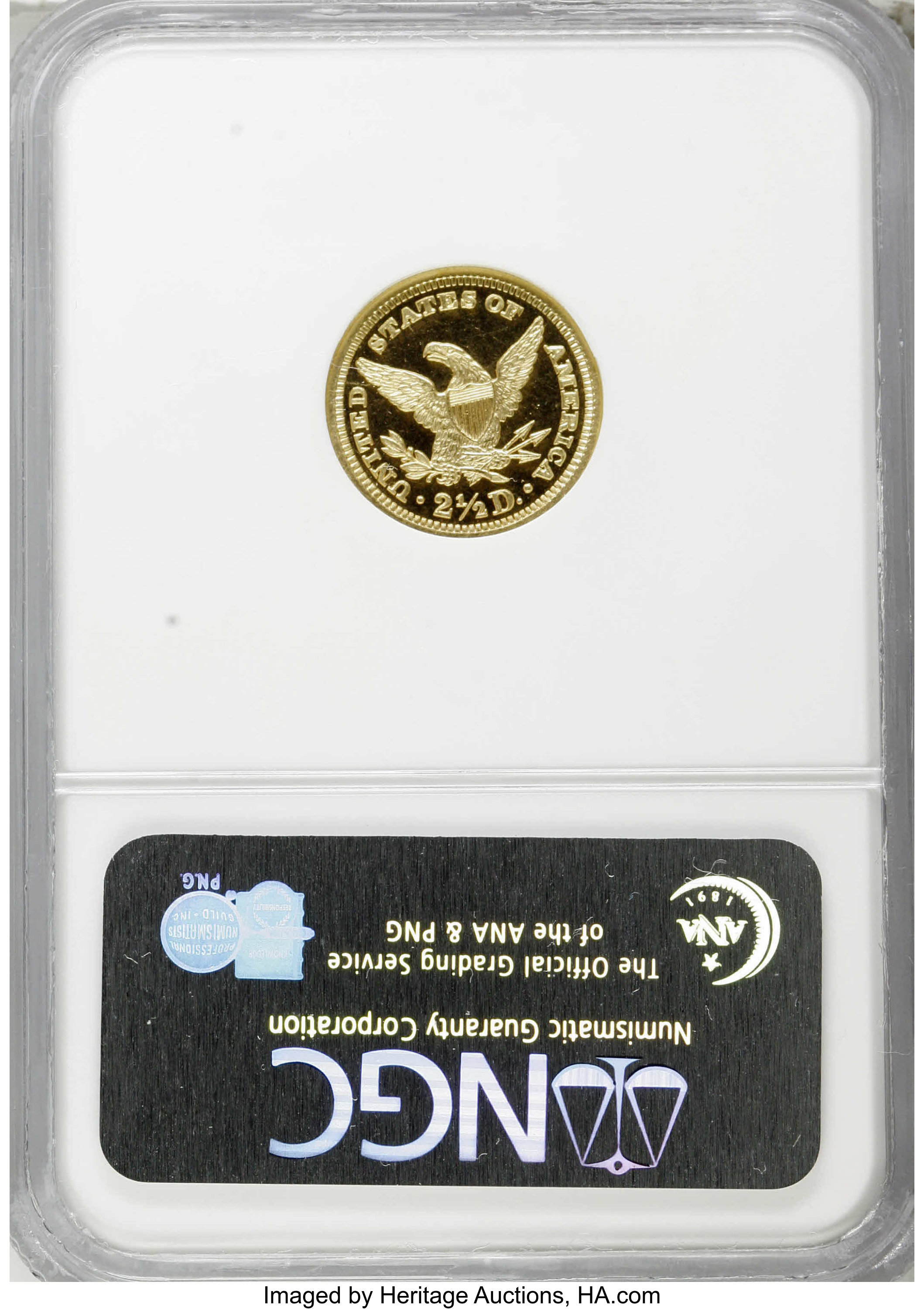 image for: 1889 $2 1/2 PR66 Cameo NGC....