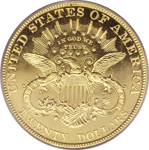 image for: 1906 $20 PR64 Cameo PCGS....