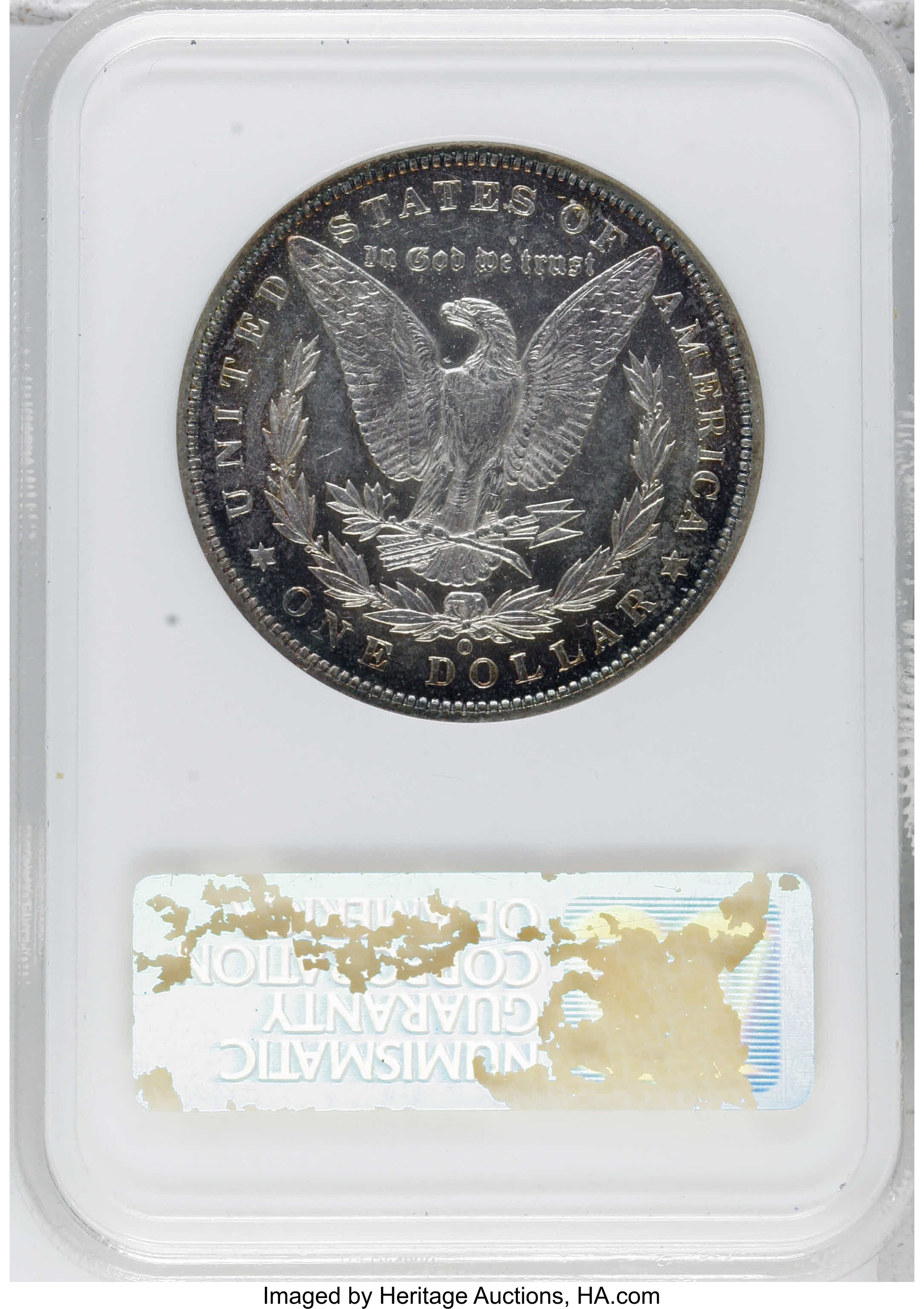 image for: 1886-O $1 MS60 Deep Mirror Prooflike NGC....