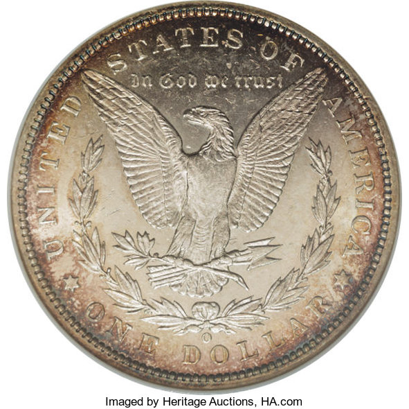 image for: 1886-O $1 MS60 Deep Mirror Prooflike NGC....