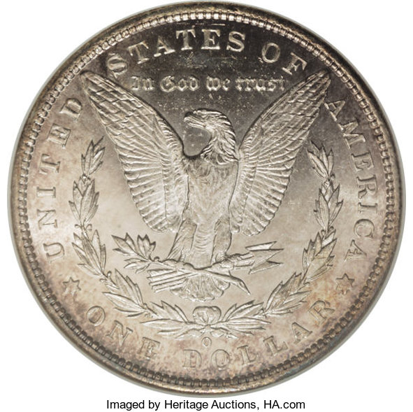 image for: 1893-O $1 MS61 Prooflike NGC....