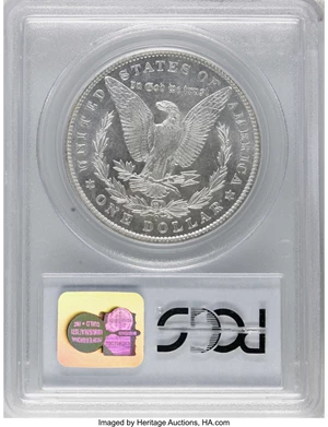 image for: 1897-O $1 MS62 Prooflike PCGS. Ex: Diamond Head. An essentially brilliant example that has a ...
