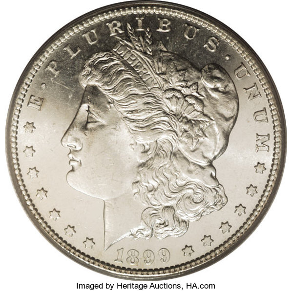 image for: 1899-S $1 MS64 Deep Mirror Prooflike PCGS....