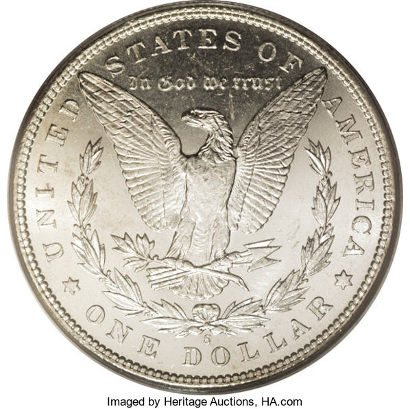 image for: 1899-S $1 MS64 Deep Mirror Prooflike PCGS....