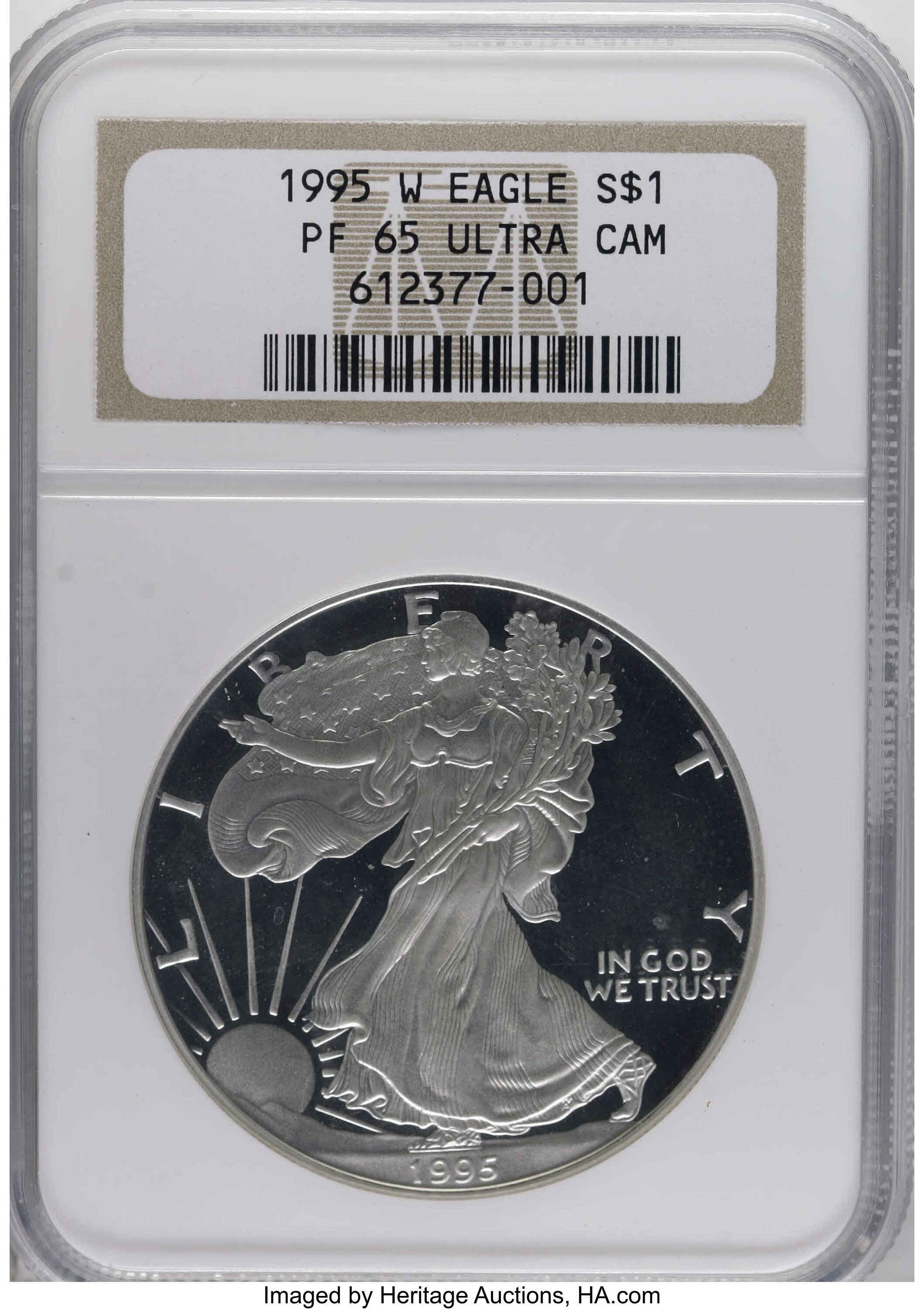 1995-W $1  Silver Eagle PR DCAM PR64 DCAM thumbnail 18