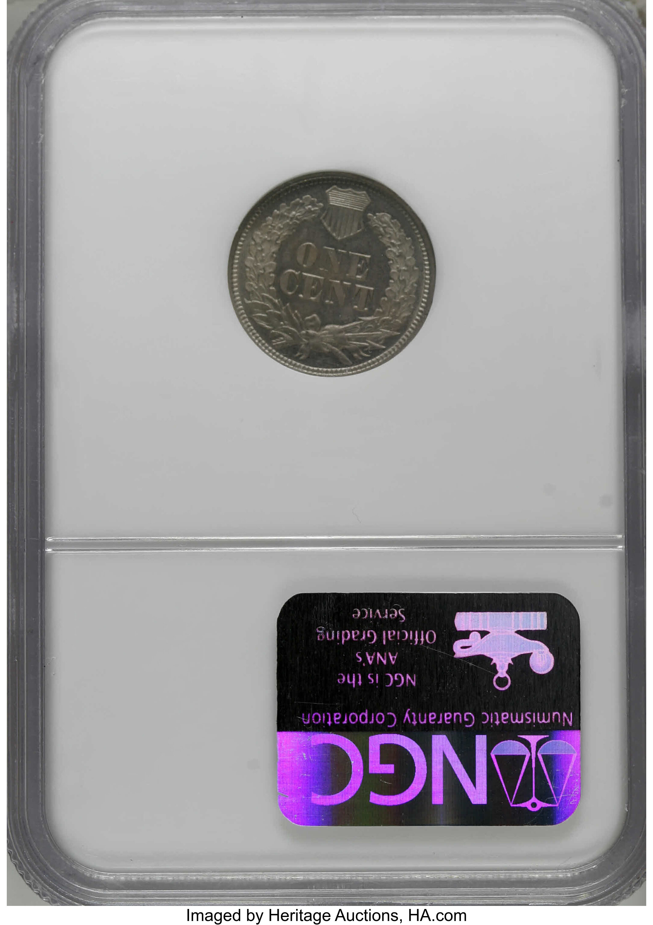 image for: 1865 1C One Cent, Judd-406, Pollock-475, Low R.6, PR65 NGC....