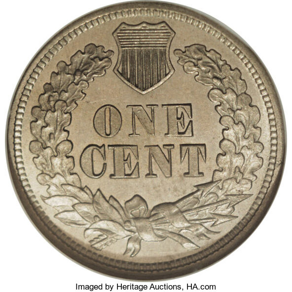 image for: 1865 1C One Cent, Judd-406, Pollock-475, Low R.6, PR65 NGC....