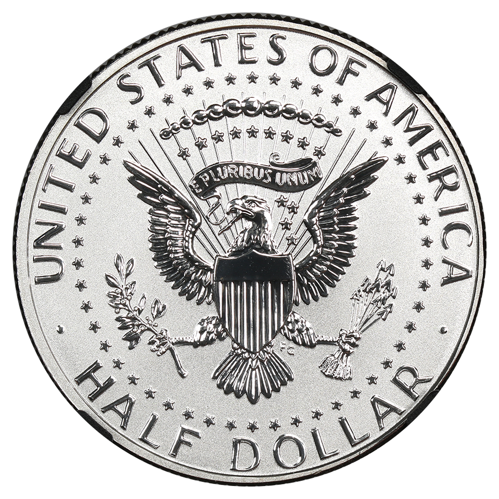 image for: 2014-W 50th Anniversary 50c NGC Reverse Proof 69 UCAM (High Relief)