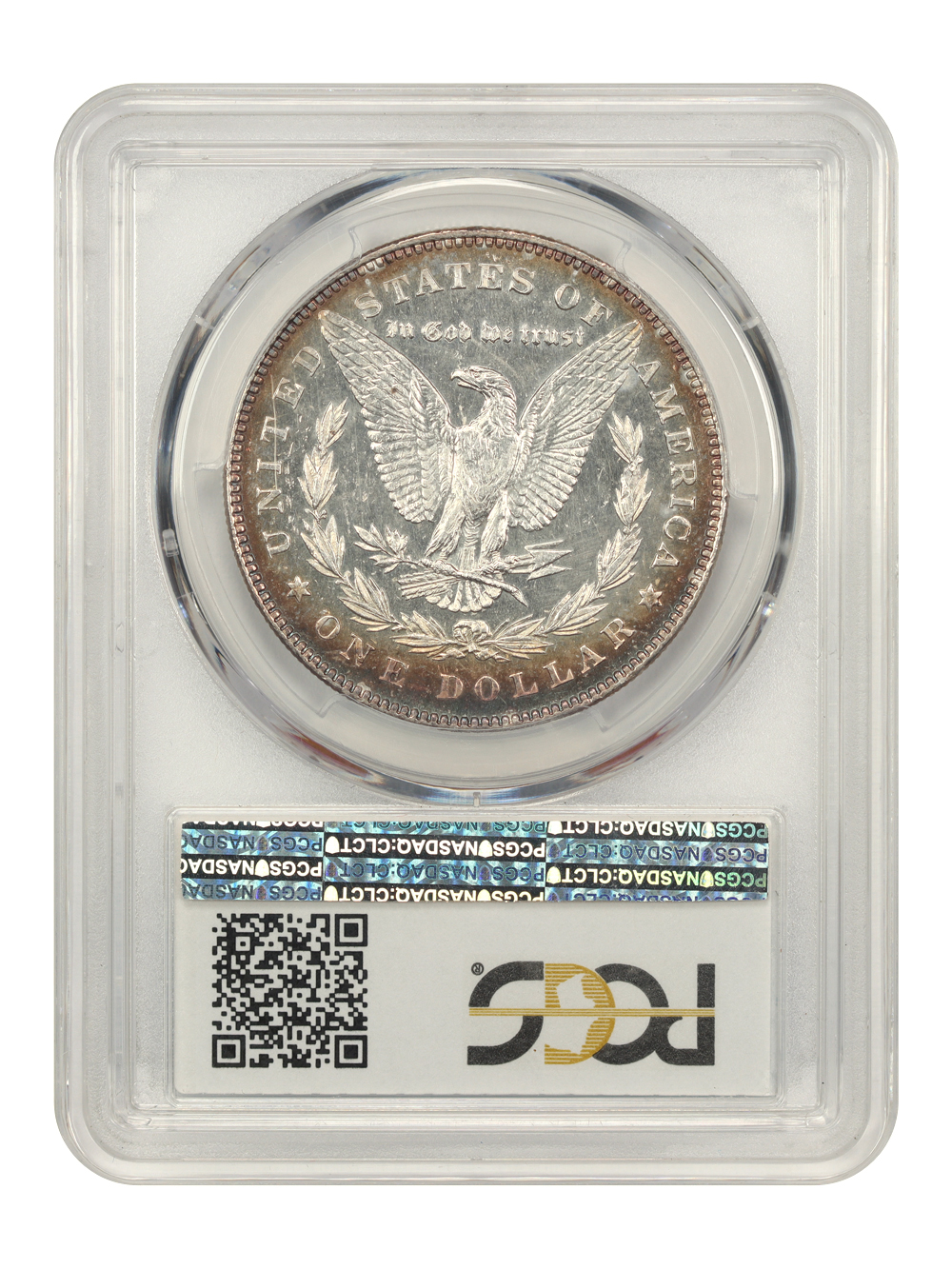 1878 7/8TF $1  Weak, 7/0TF, Line Thru Leg, VAM-31 MS DMPL MS60 DMPL thumbnail 24