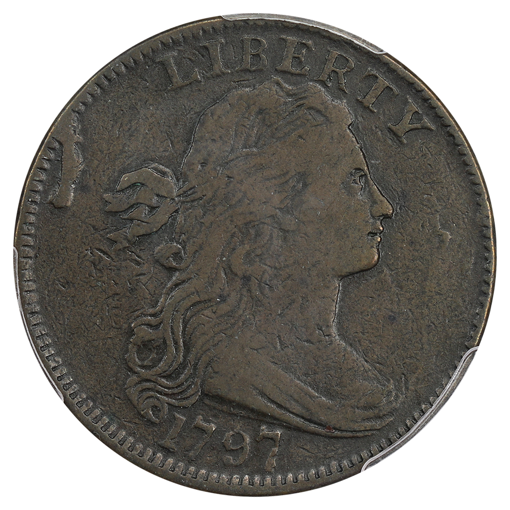 image for: 1797 1c PCGS VF20 (Reverse of 1797  No Stems)