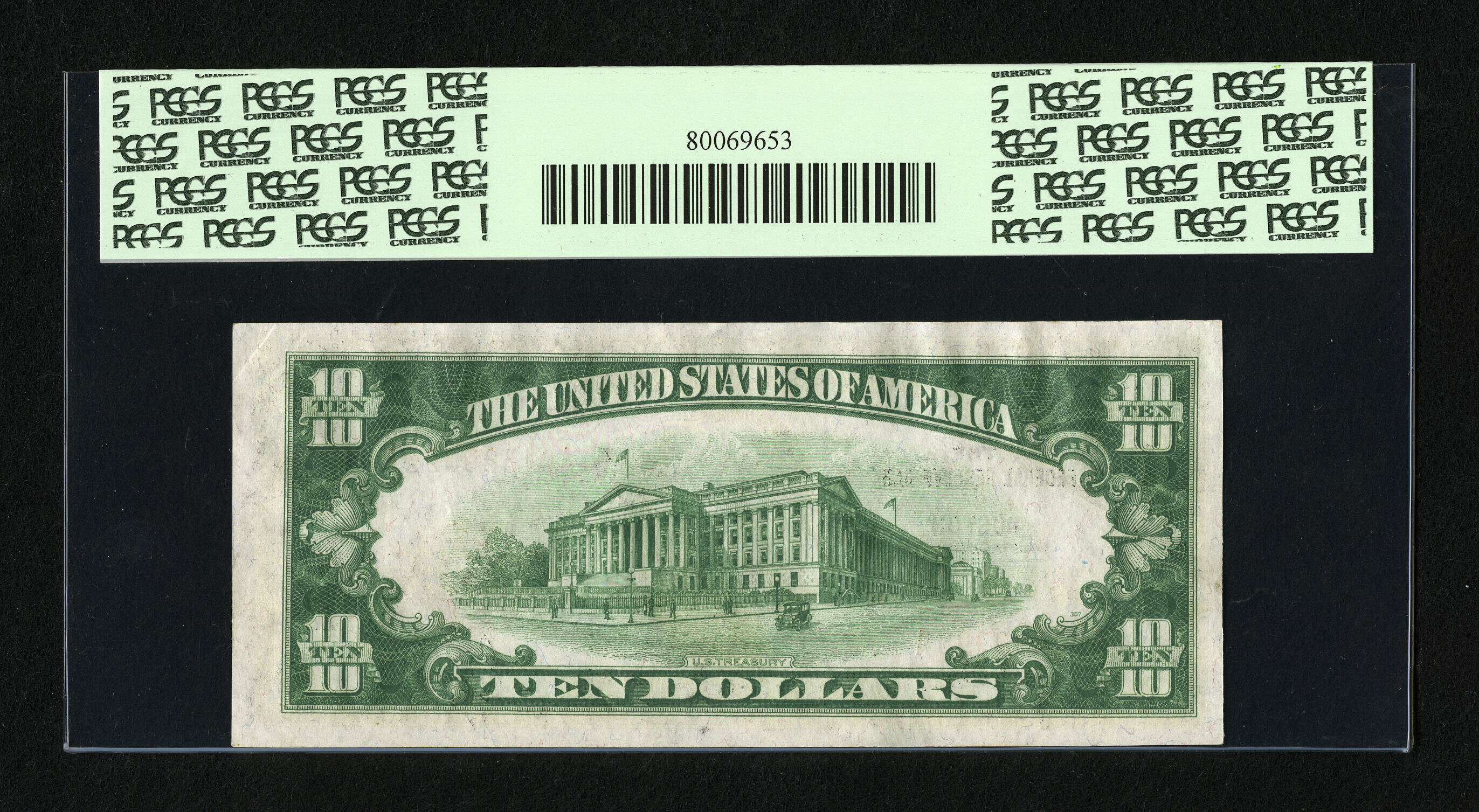 image for: Fr. 1860-A $10 1929 Federal Reserve Bank Note. PCGS Choice New 63PPQ....