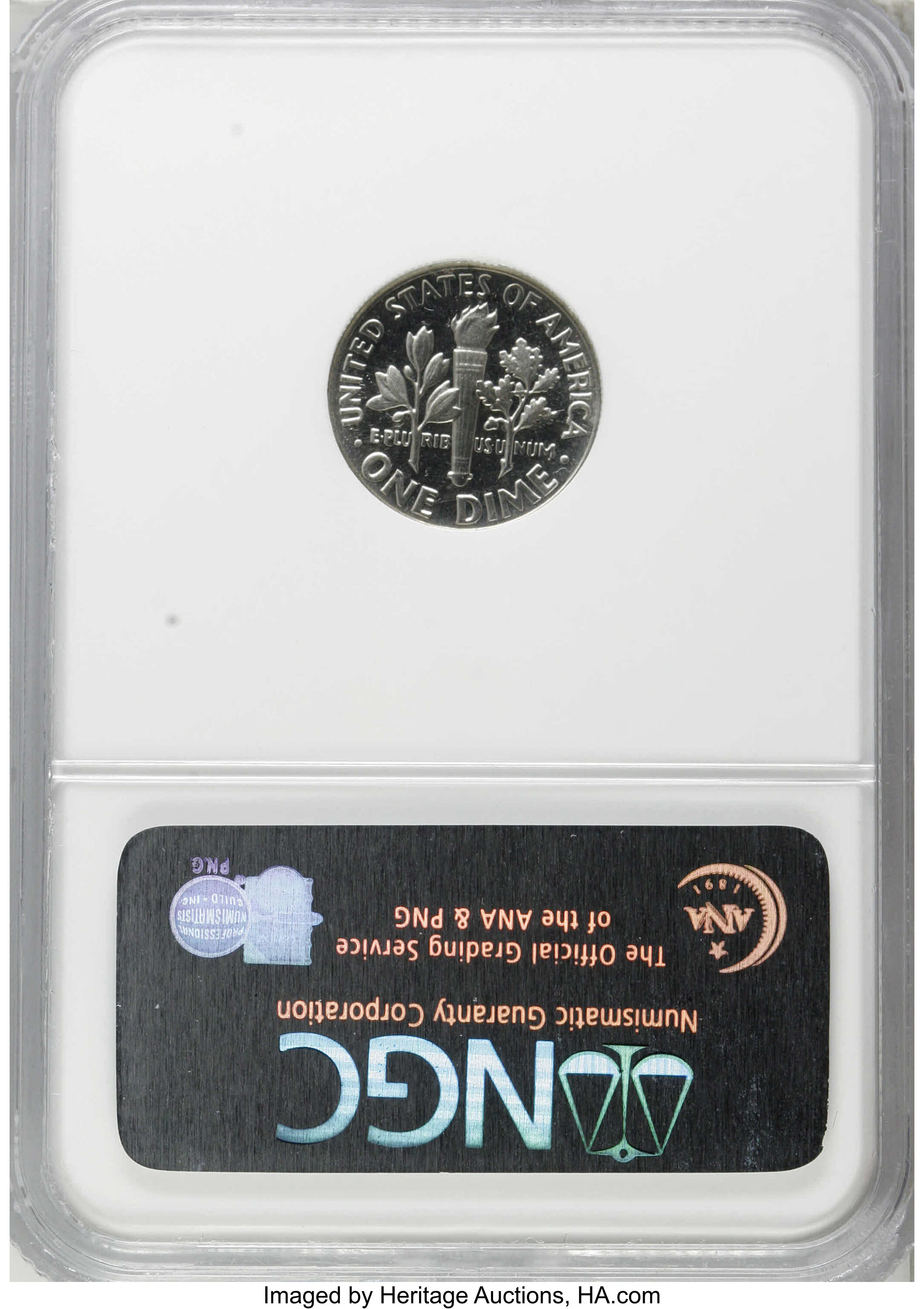 image for: 1966 10C SMS MS68 Cameo NGC. NGC Census: (25/6). PCGS Population (21/0).   (#85241)...