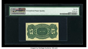 image for: Fr. 1269 15c Fourth Issue PMG Gem Uncirculated 66 EPQ....